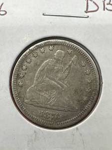 1876 Seated Liberty Quarter