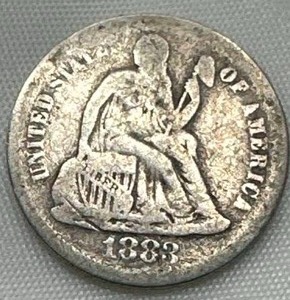 1883 Seated Liberty Dime