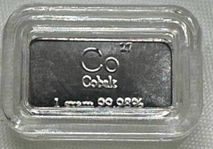 1 Gram Pure 99.998% Cobalt