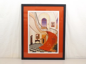 lot 20 image: Ledan Fanch Salinger Mansion Glass Framed Wall Art