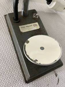 lot 4 image: Lot of 2 Vintage Clay Adams Agglutination Viewer Magnifying Lamp - In Good Condition
