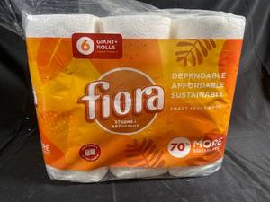 lot 84 image: Fiora Strong  Absorbent Paper Towels 6 Giant Rolls