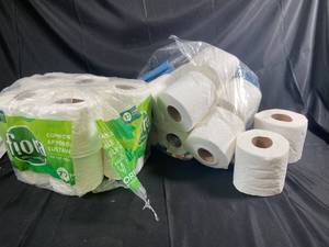 lot 107 image: Assorted Fiora Toilet Paper - 22 Total