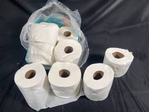 lot 126 image: Assorted Toilet Paper Lot - Most are Angel Soft - Total of 9