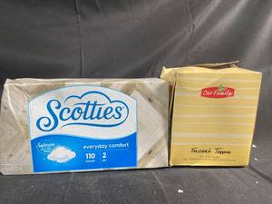 lot 136 image: Assorted Facial Tissue Lot - Set of 2