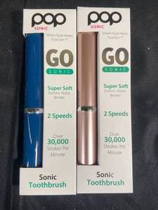 lot 222 image: Pop Sonic Toothbrush - 2-Pack