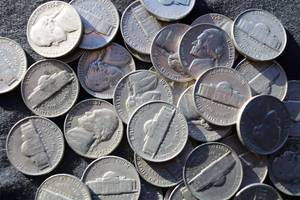lot 2 image: Roll of 1954 Nickels
