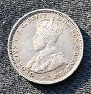 lot 6 image: 1926 Australia Silver 1 Shilling Coin