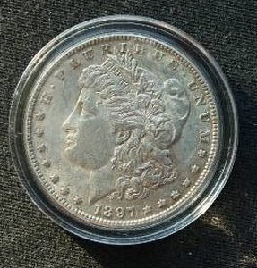 lot 7 image: 1897 Morgan Dollar