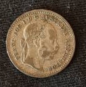 lot 41 image: 1872 Austrian Empire 10 Kreuzer Coin