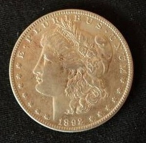 lot 44 image: 1892 Morgan Dollar - Low Mintage