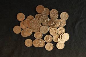 lot 45 image: Roll of Bicentennial Quarters