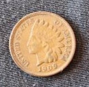 lot 46 image: 1909 Indian Head Penny - Last Year