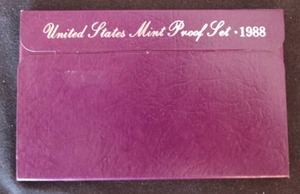 lot 60 image: 1988 U.S. Mint Proof Set