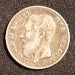 lot 61 image: 1886 Austria Silver 50 Centimes Coin