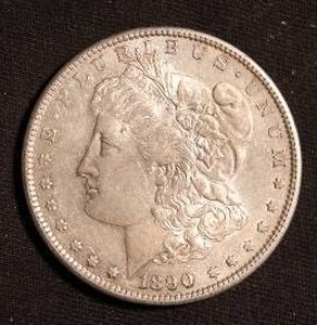 lot 80 image: 1890-S Morgan Dollar