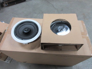 lot 332 image: EPISODE IN CEILING SPEAKERS - NEW BUT MISSING GRILLS