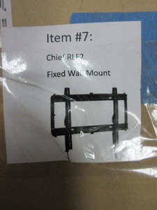lot 344 image: CHIEF FIXED WALL MOUNT