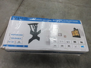 lot 351 image: VIVO MOTORIZED TV CEILING MOUNT - NEW