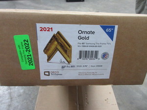 lot 388 image: DECO TV FRAME FOR A SAMSUNG 65 FRAME TV