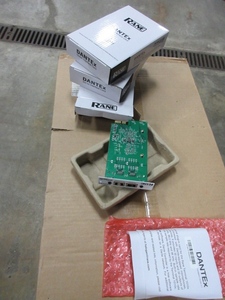 lot 409 image: RANE DANTE X INTERFACE CARDS