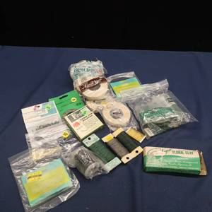 lot 10 image: FLORAL SUPPLIES AND WIRECRAFTING SUPPLIES