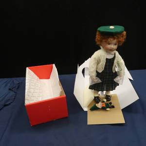lot 33 image: INTERNATIONAL FESTIVAL OF TOYS AND TOTS MOLLY THE IRISH DOLL BEAUTIFUL