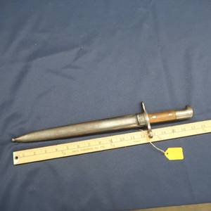lot 71 image: SWISS M-1889 BAYONET