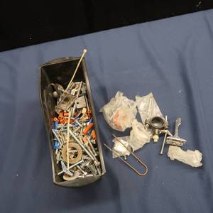 lot 85 image: TRAY FULL OF NUTS, SCREWS, AND BOLTS