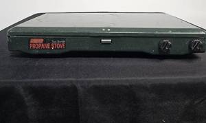 lot 30 image: Coleman 2 Burner Propane Camp Stove - Untested