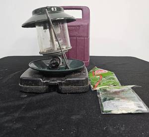 lot 35 image: Coleman Lantern with Case (untested)