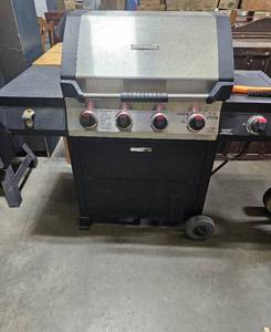 lot 48 image: Brinkman Propane Grill with Cover Untested