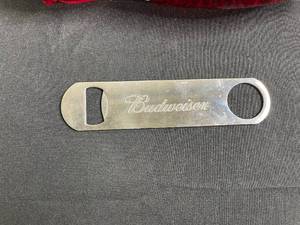 lot 166 image: Collectible Budweiser Bottle (Oversized), Budweiser Bottle Opener, Budweiser Tap Pull