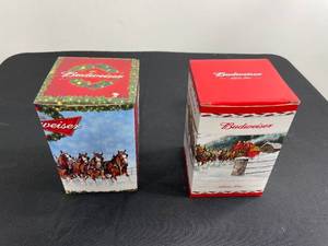 lot 169 image: 2 Collectible Budweiser Beer Steins with Original Boxes Lot 3