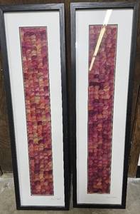 lot 213 image: Signed Henri St. Michael Rose Petal Art 43x12 (2)