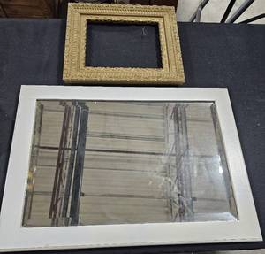 lot 220 image: Mirror and Frame (empty)