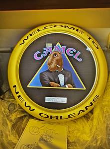 lot 240 image: Joe Camel Welcome To New Orleans Light