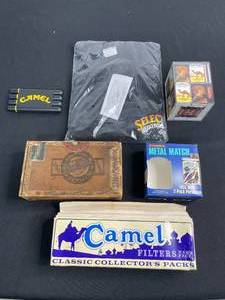lot 266 image: Camel Joe Various Memorabilia and Cigar Box