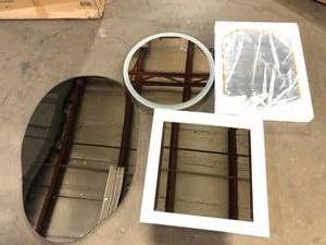 lot 9 image: Lot of Assorted Mirrors Various Sizes and Conditions  Customer Returns See Pictures