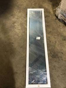 lot 15 image: 14.5 in. x 19 in. x 59.75 in. White Full Length Mirror Floor Standing Wall-Mounted Rectangle Dressing Mirror for Bedroom by HOMCOM  Customer Returns See Pictures