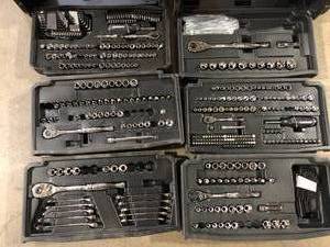 lot 17 image: Lot of 2 Mechanics Tool Sets Missing Pieces Customer Returns See Pictures