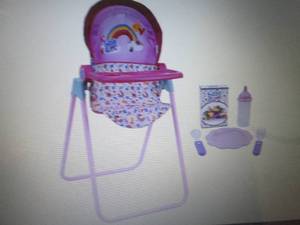 Baby Alive Doll Highchair Set open ...