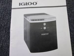 Igloo 33-Lb. Ice Maker - Black open...