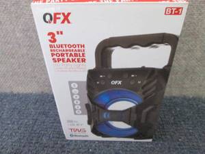 QFX 3� RECHARGEABLE PARTY SPEAKER ...