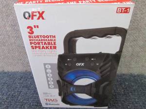QFX 3� RECHARGEABLE PARTY SPEAKER ...