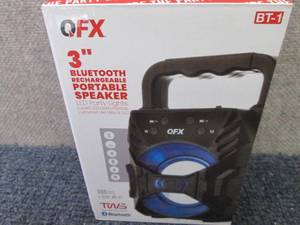 QFX 3� RECHARGEABLE PARTY SPEAKER ...