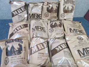 Sealed Case of 12 MREs Meal Ready ...