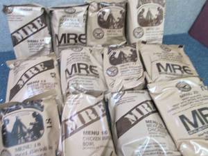 Sealed Case of 12 MREs Meal Ready ...