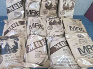 Sealed Case of 12 MREs Meal Ready ...