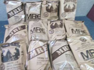 Sealed Case of 12 MREs Meal Ready ...